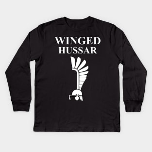 Winged Hussar Elite Warrior Kids Long Sleeve T-Shirt